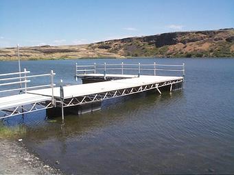 Dock at Coffeepot Lake Recreation Site