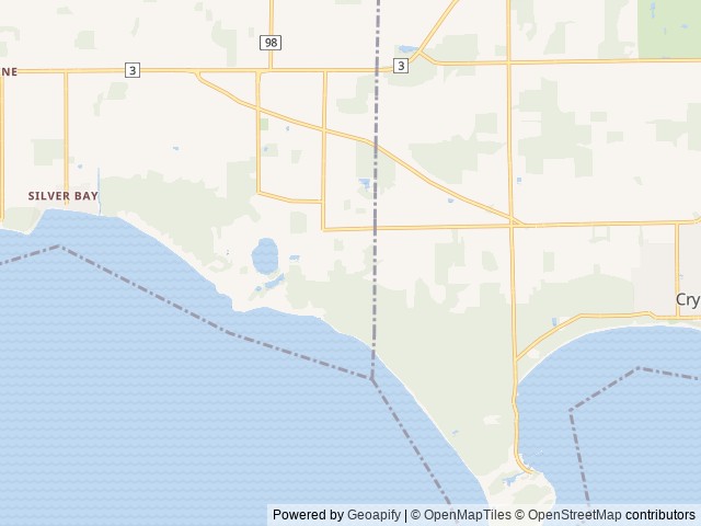 Map of PLB Pleasant Beach Campground location at Sherkston, ON, Canada