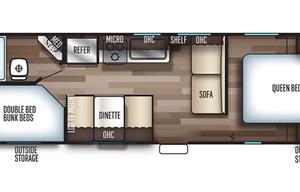 Clean 2019 Bunkhouse, everything included!