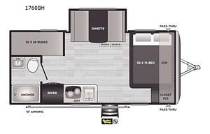 2021 Keystone RV Springdale Mini 1760BH