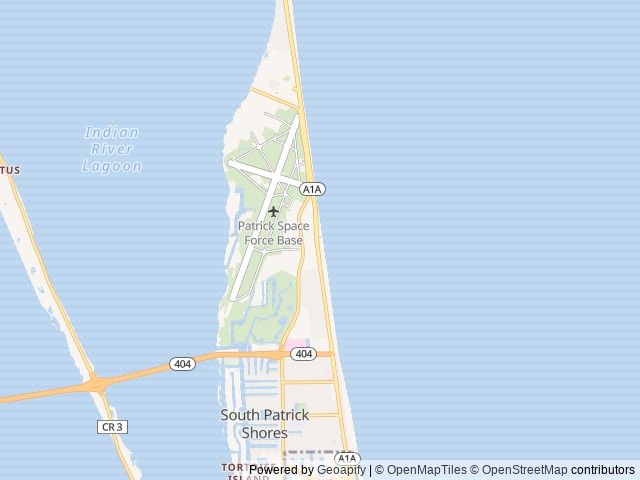Map for 2023 Keystone Bullet Crossfire-Adventure awaits! near Patrick Space Force Base, FL