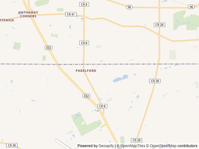 Map of KOA Canandaigua / Rochester Campground location at Canandaigua, NY, United States