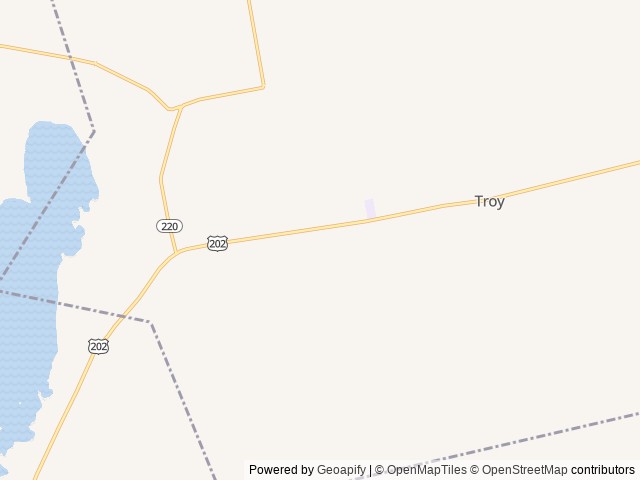 Map for 2023 Forest River RV Sabre 37FLL near Troy, ME