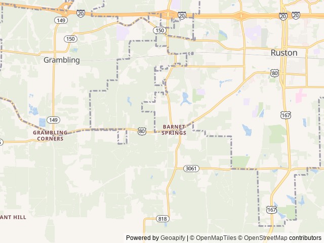 Map for 2018 Eagle 339FLQS near Ruston, LA