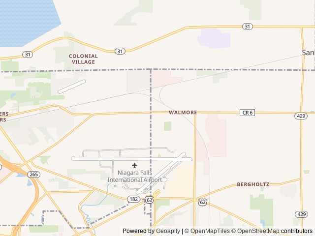 Map for Seasonal Serenity: The Barrel's Blissful Retreat near Niagara Falls, NY