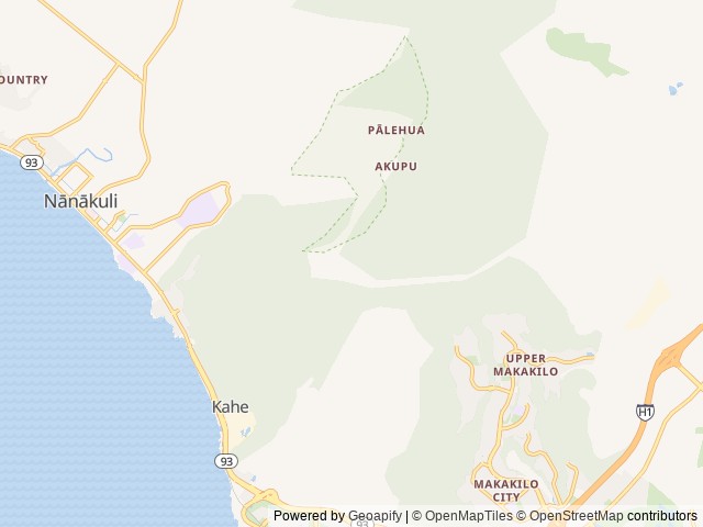Map of Camp Pālehua location at Kapolei, HI, United States