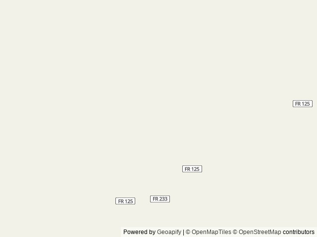 Map of Jones Corral Guard Station location at Panguitch, UT, United States