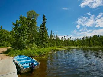 Boat Landing at Pfeiffer Lake