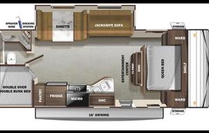 The Unwind Bunkhouse- 2021 Starcraft Autumn Ridge