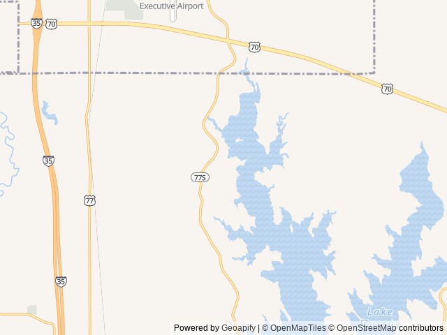 Map of Camp WillowSwish location at Ardmore, OK, United States