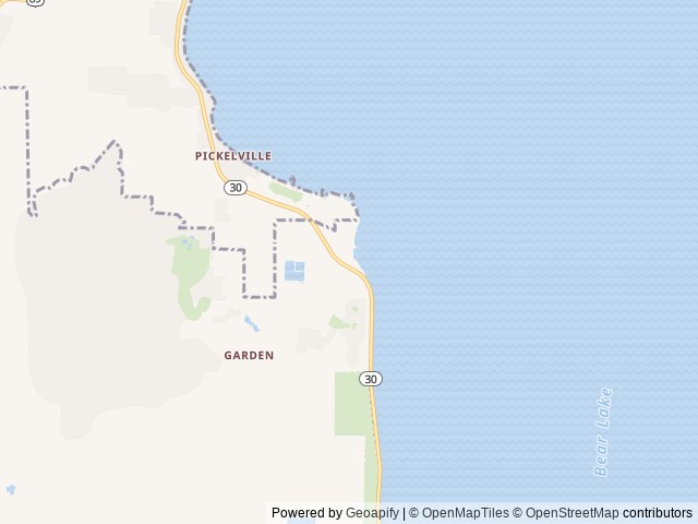 Map of Epic RV Park & Marina location at Garden City, UT, United States
