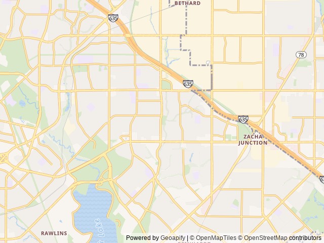 Map for The Viking near Dallas, TX