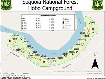 Hobo Campground Map
