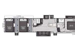 2022 Carbon 398 Toy Hauler
