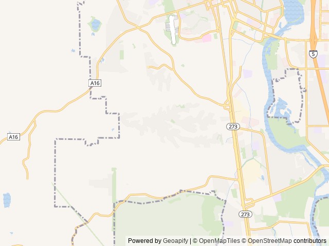 Map for 2023 Forest River RV Cherokee Wolf Pup 17JG near Redding, CA