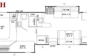 Fireside RV's Coachmen Freelander 32BH Bunkhouse