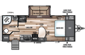 2018 Wildwood Heritage Glen Hyper-Lyte 23RBHL RV rental photo 2