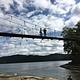 PLEASANT GROVE DAY USE SWINGING BRIDGE VIEW FROM LAKE SHORE