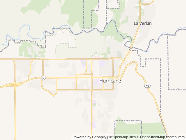 Map for 2022 Keystone RV Springdale 282BH near Hurricane, UT