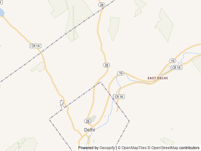 Map for 2026 SylvanSport GO BIG near Delhi, NY