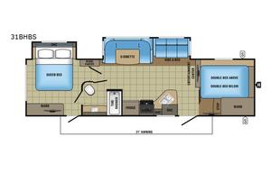 2017 Jayco White Hawk 31BHBS