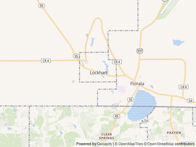 Map for 2010 Keystone Montana 5th wheel 3150 RL near Lockhart, AL