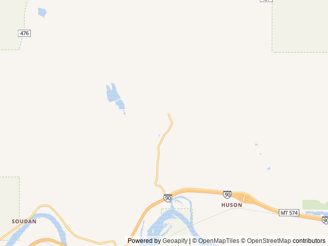 Map for 2017 Keystone RV Passport 2400BH Grand Touring near Huson, MT