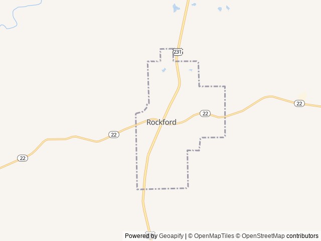 Map for Hummingbird near Rockford, AL