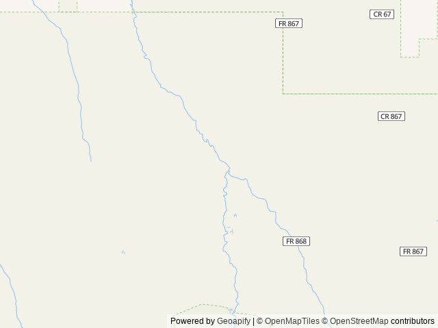 Map of Alpine Ranger Station location at Gunnison, CO, United States
