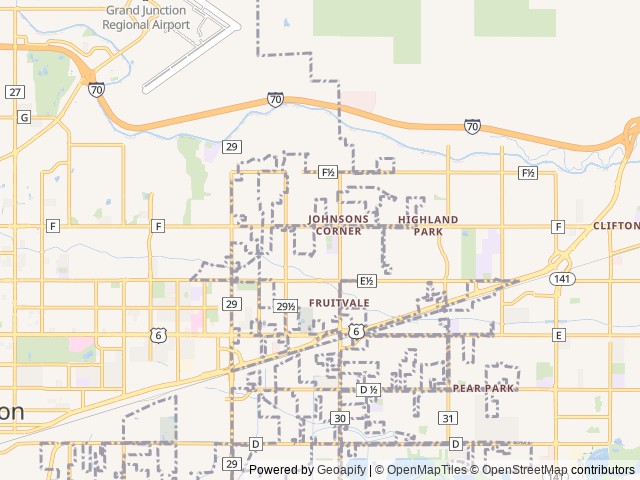 Map for 2022 Keystone RV Bullet Crossfire 2730BH near Jensen, UT