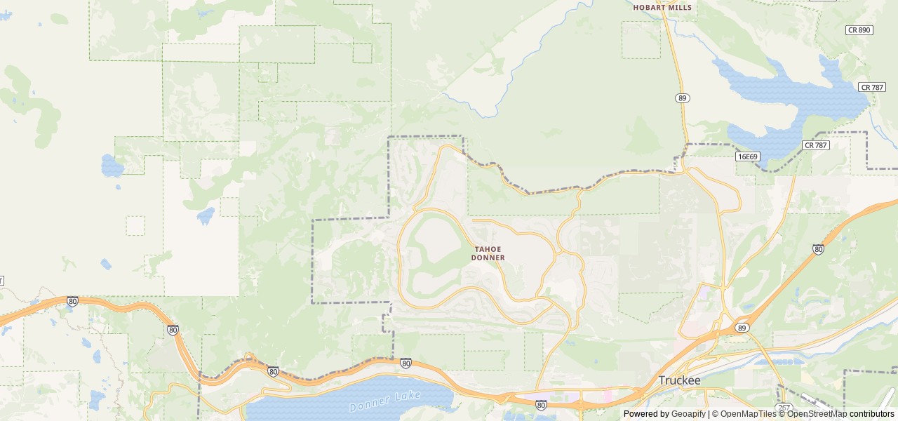 Map for Adventure Trailer for bikes - are you READY? near Truckee, CA
