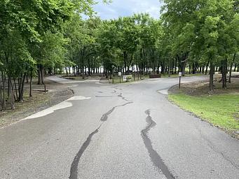 A photo of facility McFadden Cove with Boat Ramp, Picnic Table, Electricity Hookup, Fire Pit, Shade, Tent Pad, Waterfront, Water Hookup