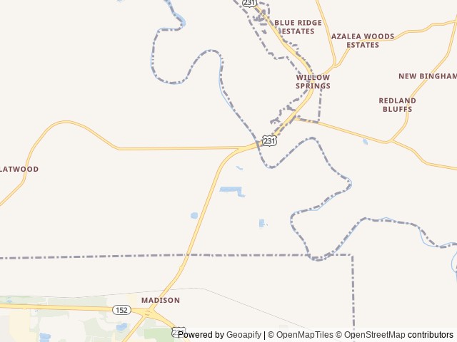 Map for 2025 Forest River RV Salem T29VIEW near Montgomery, AL