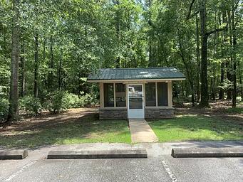 Fish Cleaning station at BLUFF CREEK Campground 