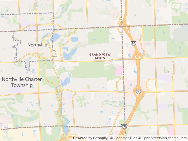 Map for 2021 Crossroads RV Sunset Trail near Northville, MI