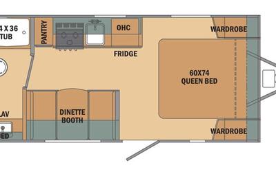 2016 Shasta RVs Flyte 185FQ RV rental photo 2