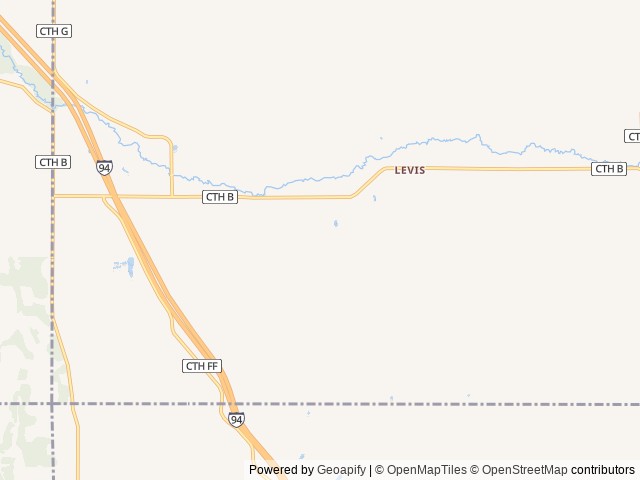 Map of Paradise Pines Resort location at Osseo, WI, United States