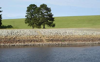 Outlet Channel Steps - Fishing Pier