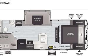 2021 Keystone RV Bullet 243BHSWE