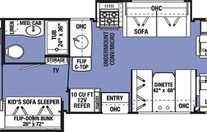 2022 Forest River RV Sunseeker LE 3250DSLE Ford
