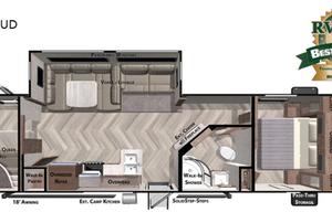 Large RV w/ two private rooms