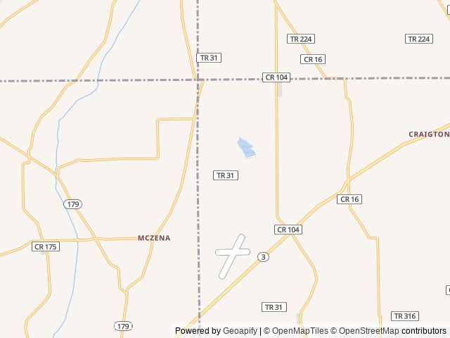 Map of Lake Wapusun RV Resort location at Glenmont, OH, United States