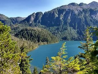 BARANOF LAKE FROM SADIE LAKE TRAIL