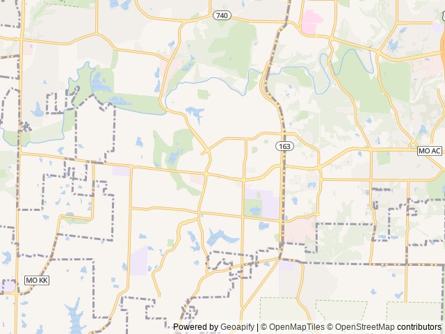 Map for Biggski Camper Van near Columbia, MO
