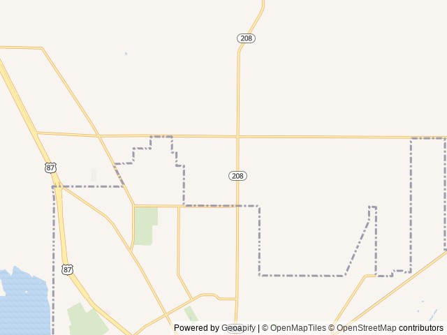 Map of Concho Pearl RV Estates location at San Angelo, TX, United States