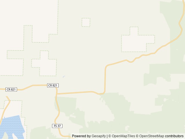 Map of Fourbit Ford Campground location at Prospect, OR, United States