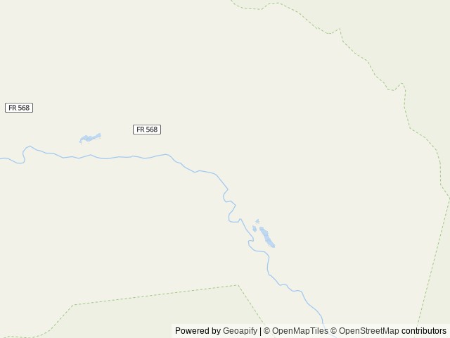 Map of Silvertip Cabin location at Hungry Horse, MT, United States