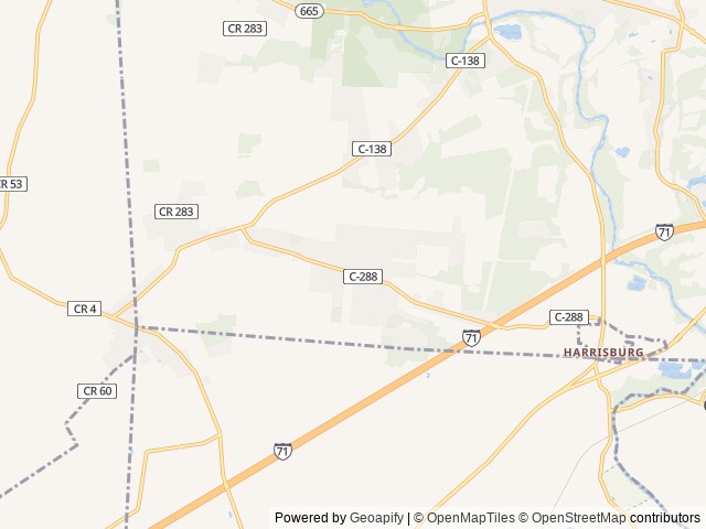 Map for 2023 Keystone Bullet Crossfire near Orient, OH