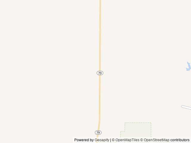 Map of Pappy Hoel Campground location at Vale, SD, United States