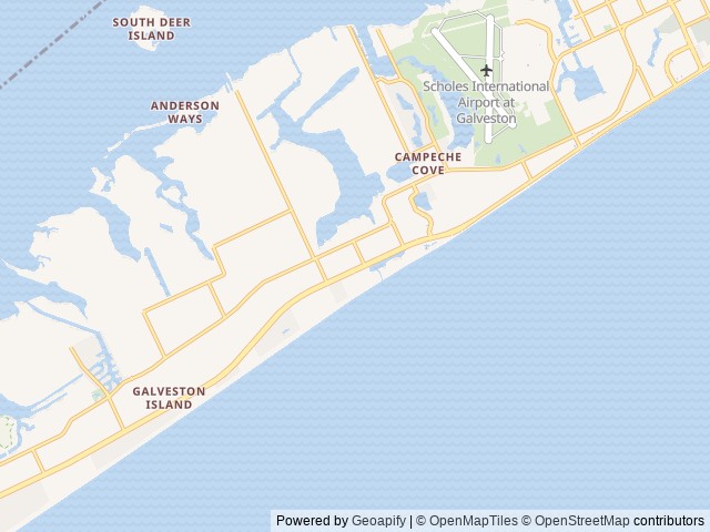 Map of Stella Mare RV Resort location at San Leon, TX, United States
